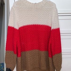 Color Block Sweater